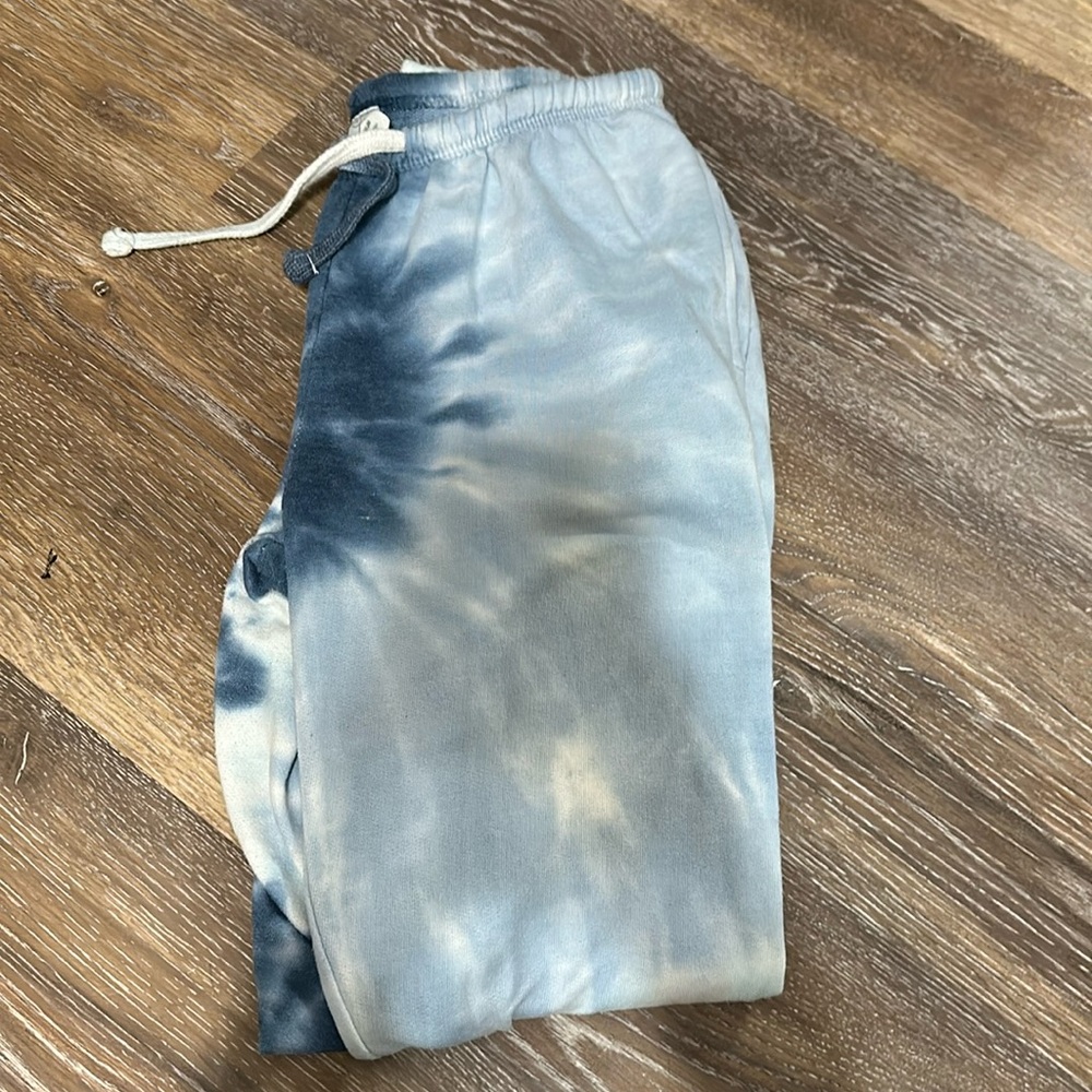 Blue sweatpants